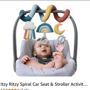 Itzy Ritzy Vibrant Spiral Stroller Toy